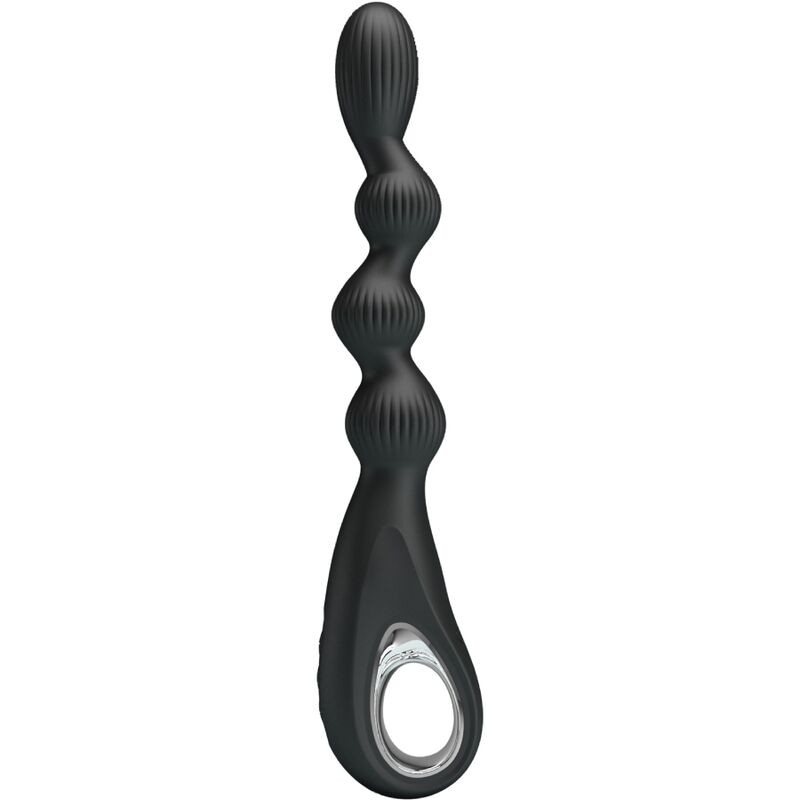 PRETTY LOVE FEDERER VIBRADOR ANAL 12 VIBRACIONES NEGRO