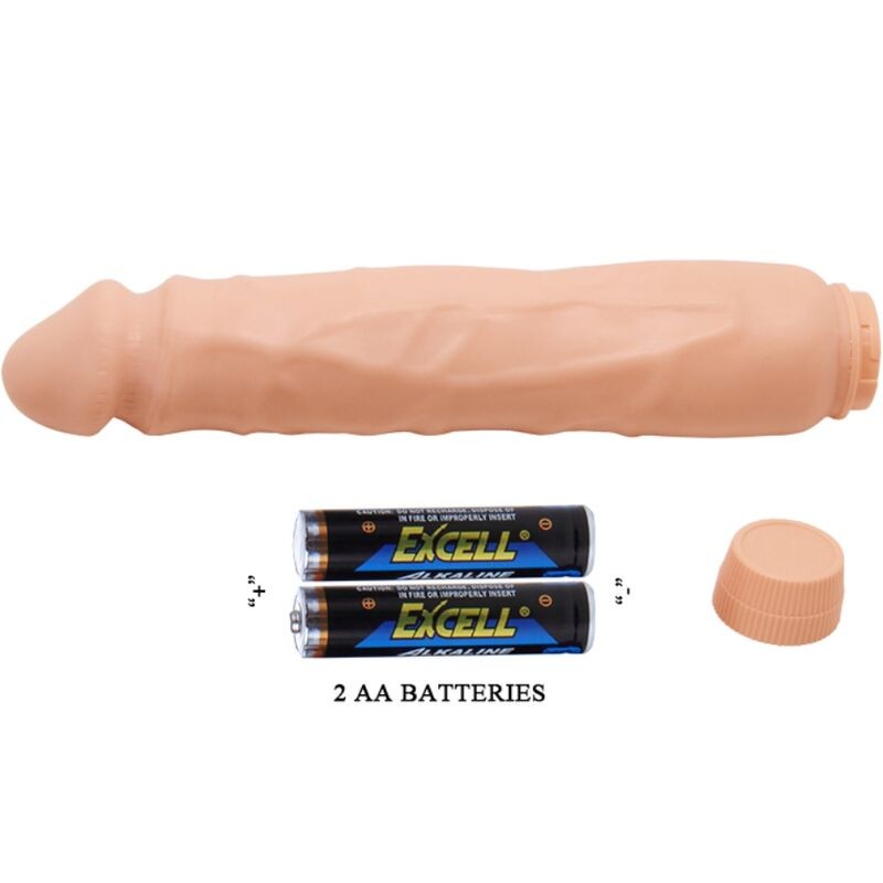 BAILE JACK VIBRADOR REALaSTICO 26 CM NATURAL
