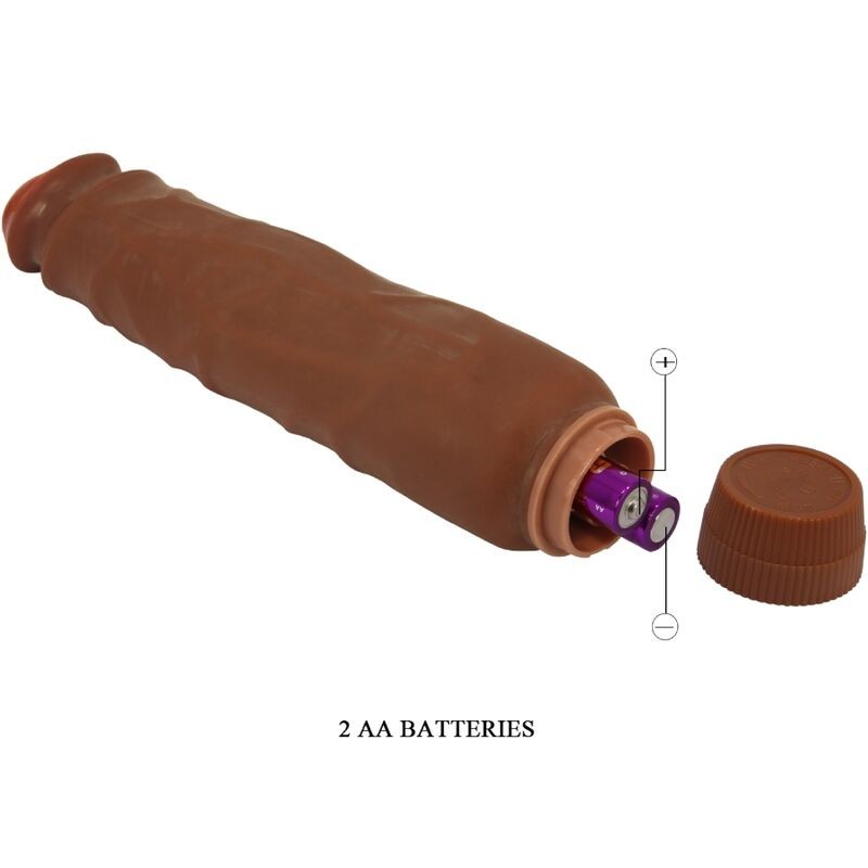 BAILE JACK VIBRADOR REALaSTICO 26 CM MULATO