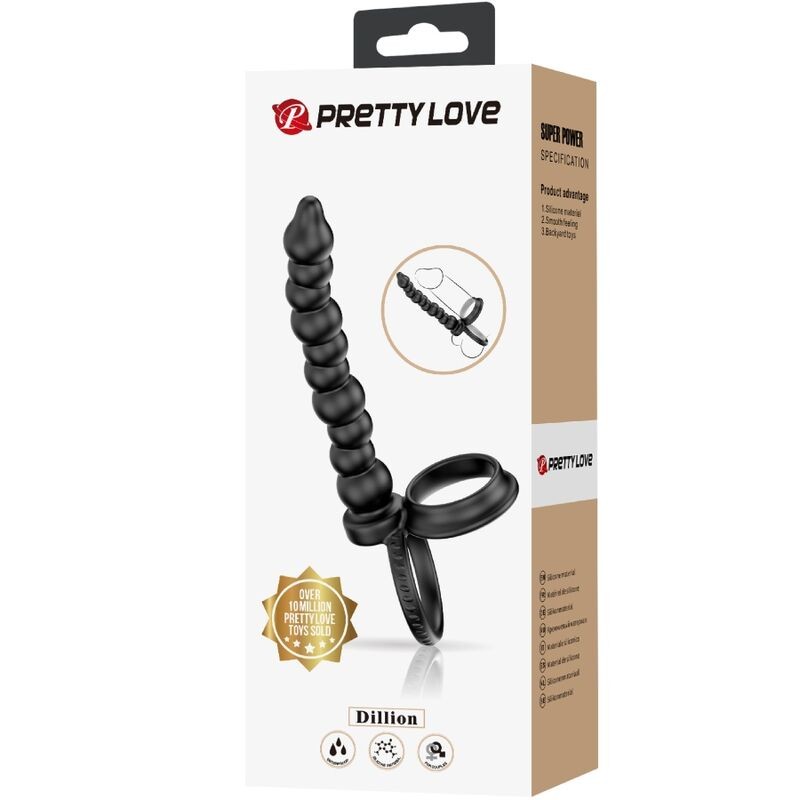 PRETTY LOVE DILLION ANILLO PENE PARA DONLE PENETACIaN NEGRO