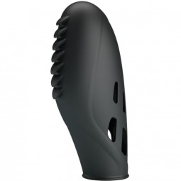 PRETTY LOVE GILO VIBRADOR DE DEDO SILICONA NEGRO