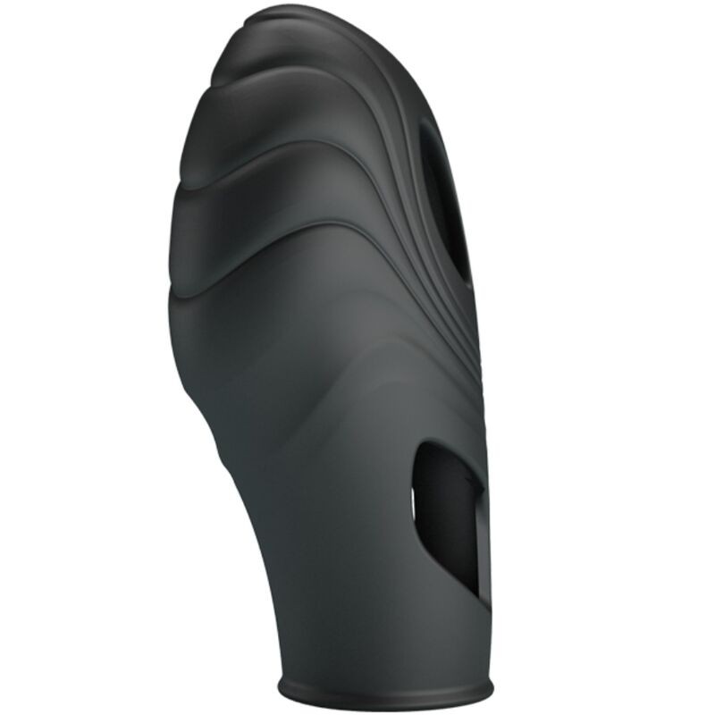 PRETTY LOVE LICH VIBRADOR DE DEDO SILICONA NEGRO