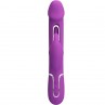 PRETTY LOVE KAMPAS VIBRADOR RABBIT MULTIFUNCIaN 3 EN 1 MORADO