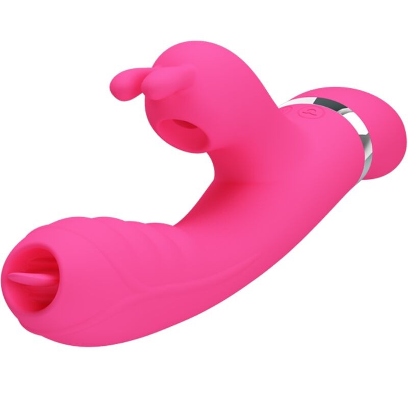 PRETTY LOVE PHOENIX VIBRADOR RABBIT MULTIFUNCIaN ROSA