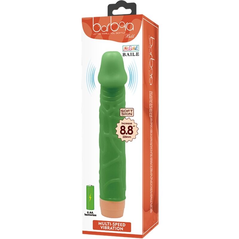 BAILE BILL VIBRADOR REALaSTICO 225 CM VERDE