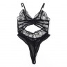 SUBBLIME 955229 BODY TRANSPARENTE CON ENCAJE HUECO NEGRO L XL