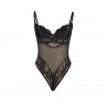 SUBBLIME 955625 BODY DE ENCAJE CON CIERRE INFERIOR NEGRO L XL