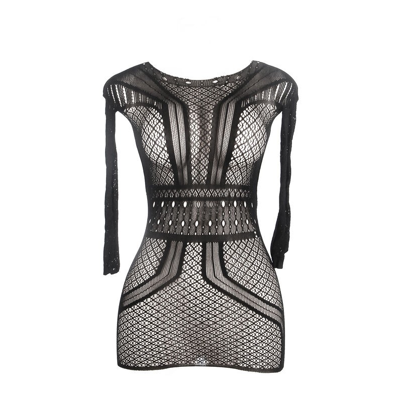 SUBBLIME 951931 VESTIDO DE REJILLA CORTO CON ESPALDA DESCUBIERTA TALLA aNICA