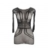 SUBBLIME 951931 VESTIDO DE REJILLA CORTO CON ESPALDA DESCUBIERTA TALLA aNICA