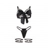 SUBBLIME 955199 SET SUJETADOR CON LAZO NEGRO AJUSTABLE S M