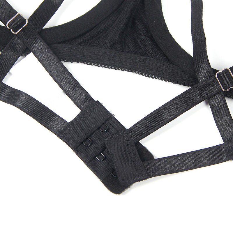 SUBBLIME 955199 SET SUJETADOR CON LAZO NEGRO AJUSTABLE S M