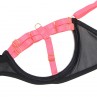 SUBBLIME 955304 SET SUJETADOR CON COLLAR Y DETALLES PARA PIERNAS ROSA FLUORESCENTE L XL