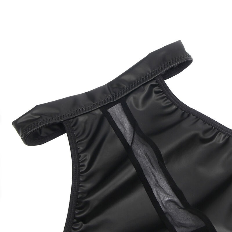SUBBLIME 955472 VESTIDO CUELLO HALTER CON TRANSPARENCIAS NEGRO S M