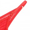 SUBBLIME 955519 CONJUNTO SUJETADOR CON CADENAS Y CORAZaN DE MALLA ROJO S M