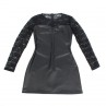SUBBLIME 955595 VESTIDO DE MANGA LARGA CON ENCAJE NEGRO S M