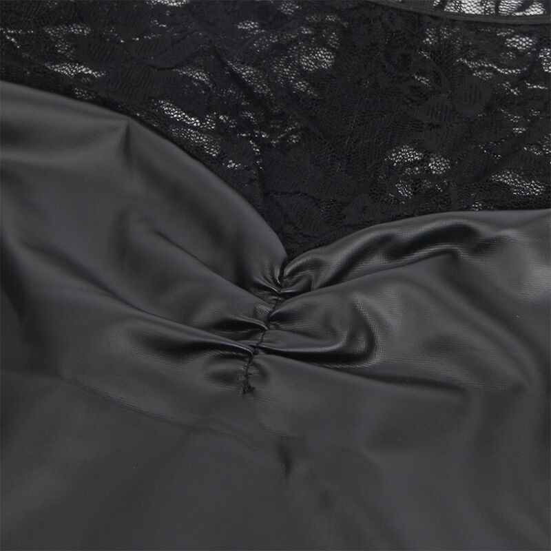 SUBBLIME 955595 VESTIDO DE MANGA LARGA CON ENCAJE NEGRO S M