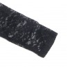 SUBBLIME 955595 VESTIDO DE MANGA LARGA CON ENCAJE NEGRO S M