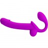 PRETTY LOVE KELPIE ESTIMULADOR STRAP ON DOBLE MORADO