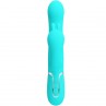PRETTY LOVE CAMMY TRIPLE VIBRADOR RABBIT MULTIFUNCIaN 4 EN 1 AZUL