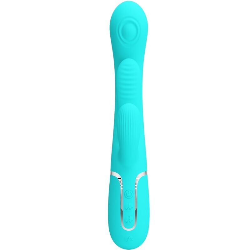 PRETTY LOVE SHANIA TRIPLE VIBRADOR RABBIT MULTIFUNCIaN 3 EN 1