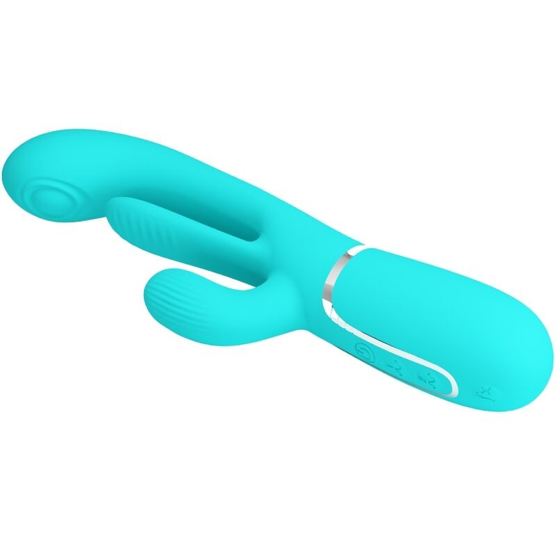 PRETTY LOVE SHANIA TRIPLE VIBRADOR RABBIT MULTIFUNCIaN 3 EN 1