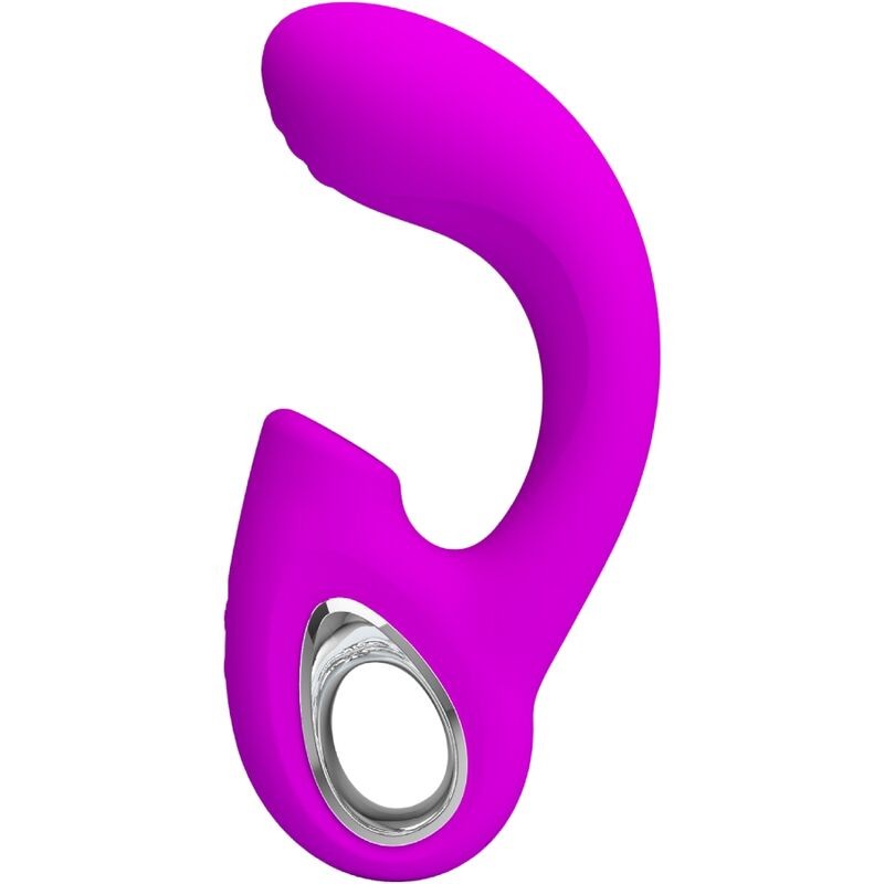 PRETTY LOVE SIBEL VIBRADOR PUNTO G ESTIMULADOR CLaTORIS 10 VIBRACIONES MORADO