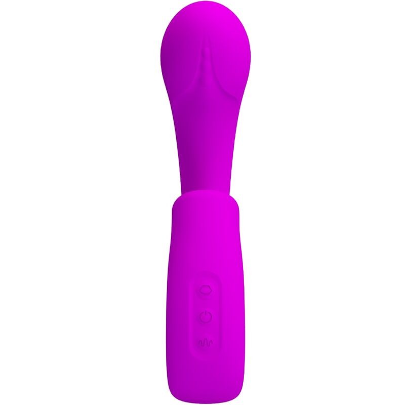 PRETTY LOVE SIBEL VIBRADOR PUNTO G ESTIMULADOR CLaTORIS 10 VIBRACIONES MORADO