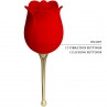 PRETTY LOVE ROSE LOVER ROSA ESTIMULADORA DE CLaTORIS 12 VIBRACIONES ROJO