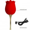 PRETTY LOVE ROSE LOVER ROSA ESTIMULADORA DE CLaTORIS 12 VIBRACIONES ROJO