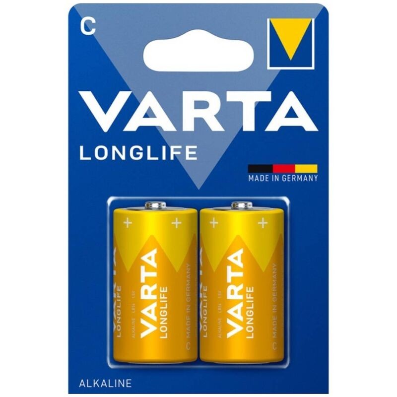 VARTA LONGLIFE PILA ALCALINA C LR14 BLISTER2