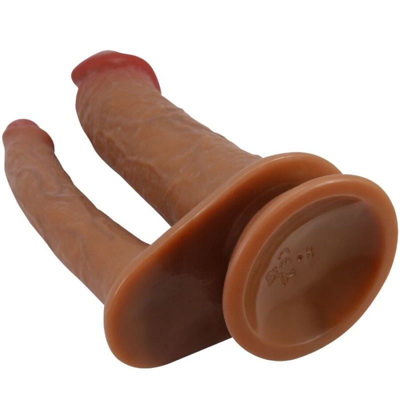 PRETTY LOVE HULBERT DOBLE DILDO REALaSTICO CON VIBRACIaN MULATO