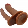 PRETTY LOVE HULBERT DOBLE DILDO REALaSTICO CON VIBRACIaN MULATO