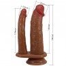 PRETTY LOVE HULBERT DOBLE DILDO REALaSTICO CON VIBRACIaN MULATO