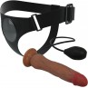 PRETTY LOVE KYTON HARNESS BRIEFS UNIVERSAL CON DILDO SQUIRTING 19 CM MULATO