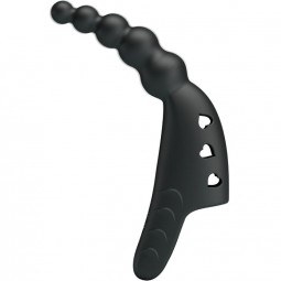PRETTY LOVE JORDIN VIBRADOR DE DEDO 10 VIBRACIONES NEGRO