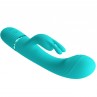 PRETTY LOVE SCOCCO VIBRADOR RABBIT TURQUESA