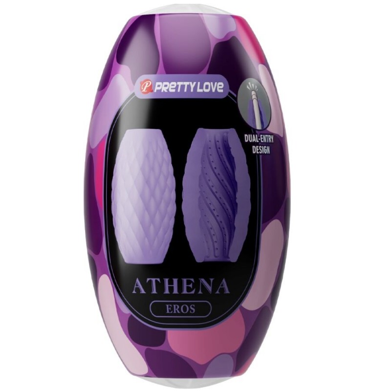PRETTY LOVE ATHENA EROS MASTURBADOR MASCULINO SILICONA MORADO