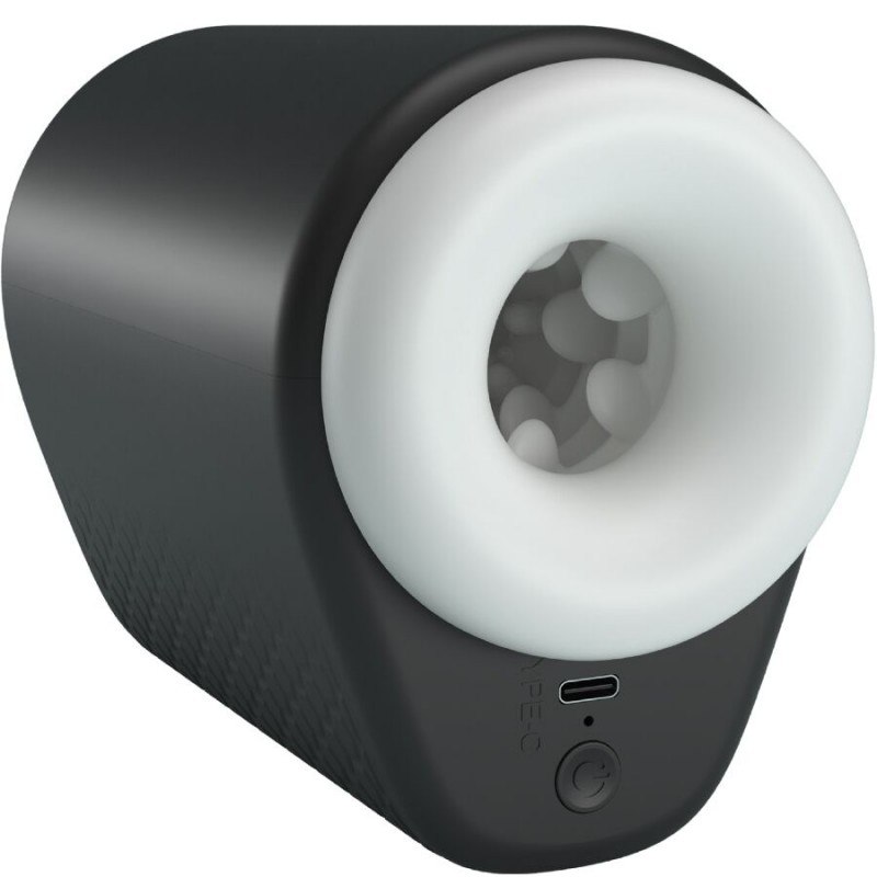 PRETTY LOVE DJ GIRL MASTURBADOR MASCULINO CON VIBRACIaN 5 CONFIGURACIONES NEGRO