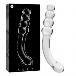 NEBULA SERIES BY IBIZA MODELO 14 DILDO CRISTAL TRANSPARENTE 185 CM O 3 CM
