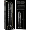 NEBULA SERIES BY IBIZA MODELO 16 DILDO CRISTAL TRANSPARENTE 185 CM O 3 CM