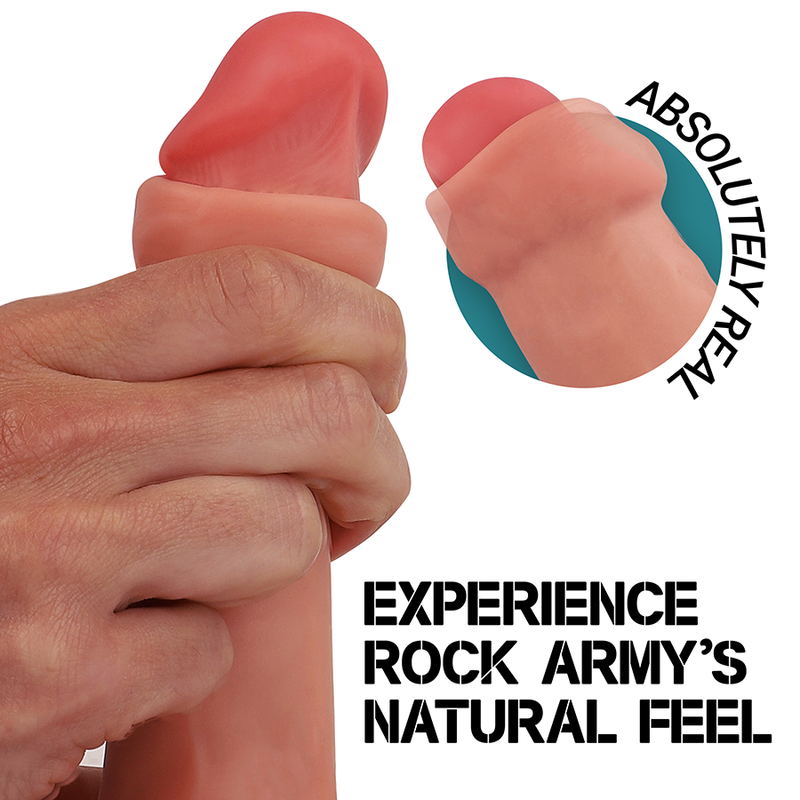 ROCKARMY RANGER DILDO REALISTA DUAL DENSITY LIQUID SILICONE 22 CM O 36 CM