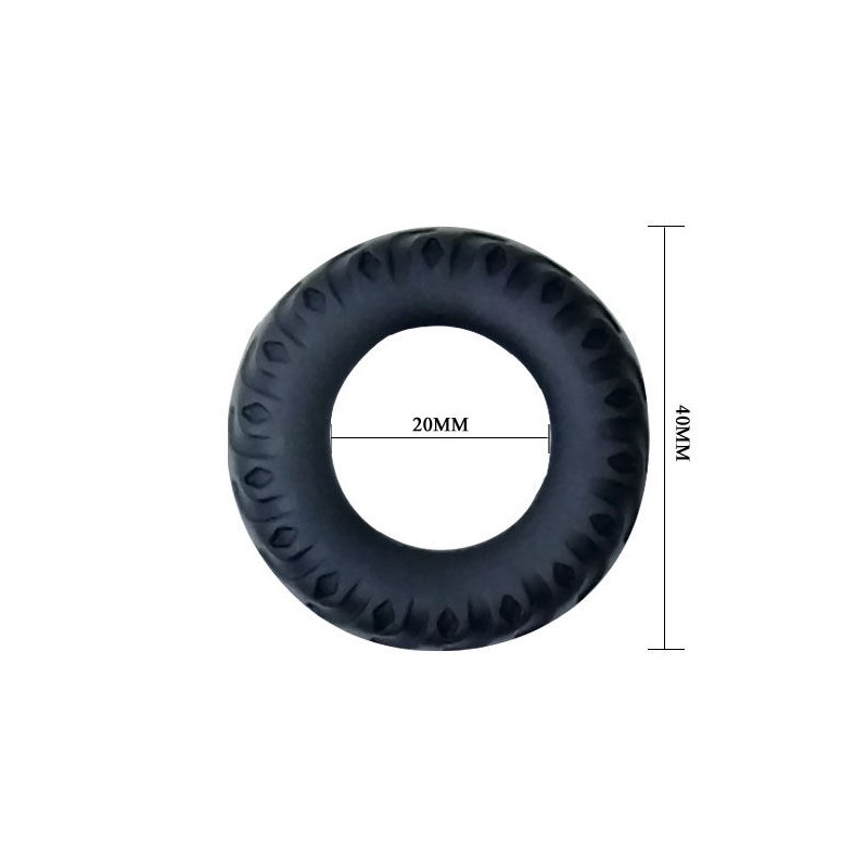 BAILE TITAN COCKRING BLACK GREEN 2 CM