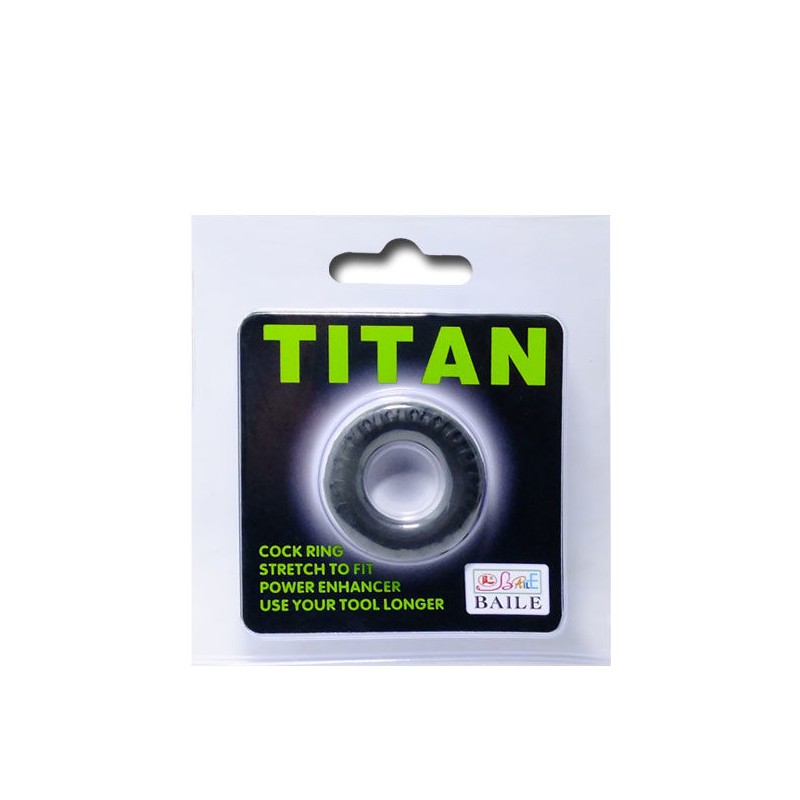 BAILE TITAN COCKRING BLACK GREEN 2 CM