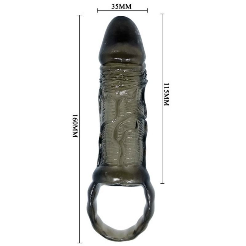 BAILE FUNDA EXTENSORA PENE CON STRAP PARA TESTaCULOS 115 CM