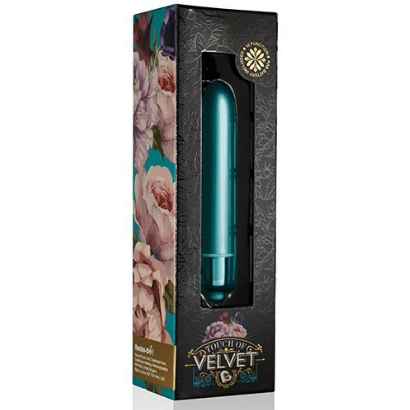 ROCKS OFF BALA VIBRADORA TOUCH OF VELVET PEACOCK PETALS