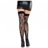 LEG AVENUE MEDIAS WORSHIP ME DE ENCAJE NEGRO