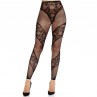 LEG AVENUE MALLAS SIN PIE DE ENCAJE Y TRANSPARENCIA NEGRO