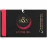 SKYN PRESERVATIVO INTENSE FEEL TEXTURA CON DISEaO ONDULADO 10 UNIDADES