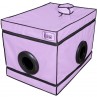 SECRET DOME KINK CLUB LA NICHE CABINA MORADO