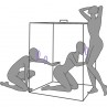 SECRET DOME KINK CLUB CABINA SCANDALE MORADO